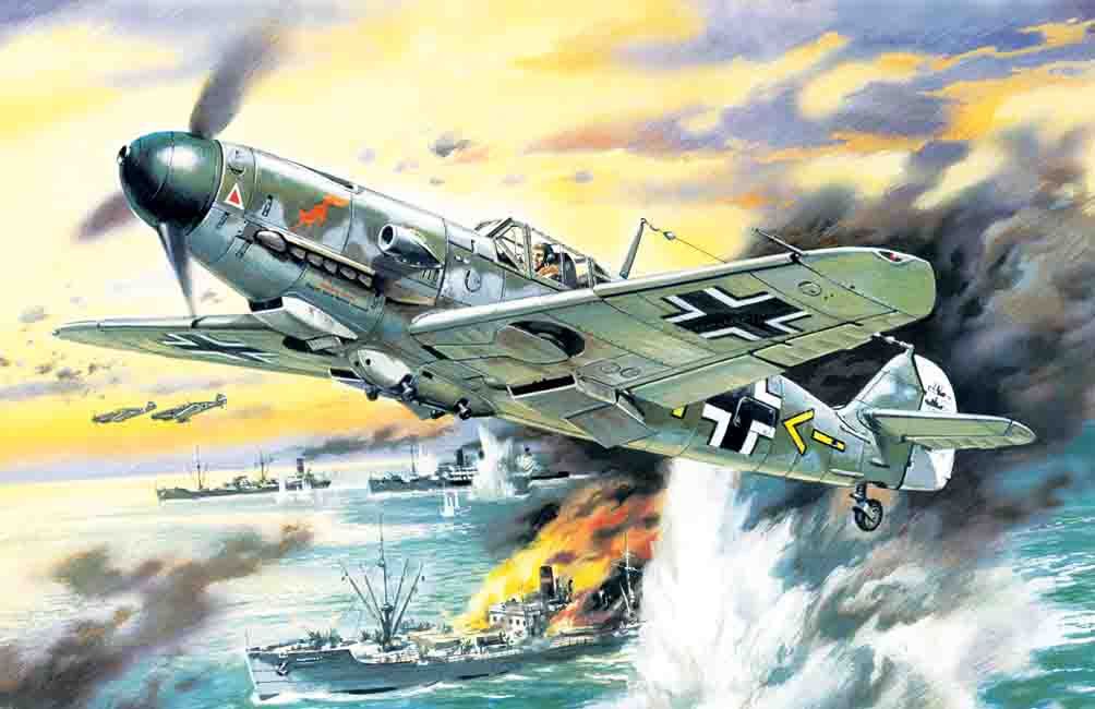 ICM 48104 - 1:48 Messerschmitt Bf 109F-4/B - Neu
