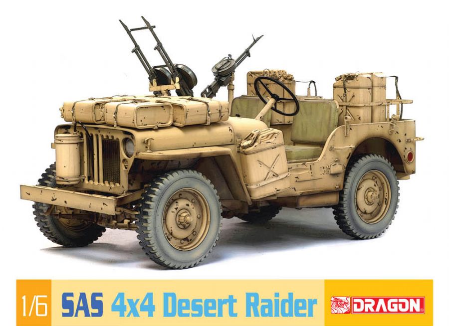 Dragon 75038 - 1/6 SAS 4x4 Desert Raider - Neu