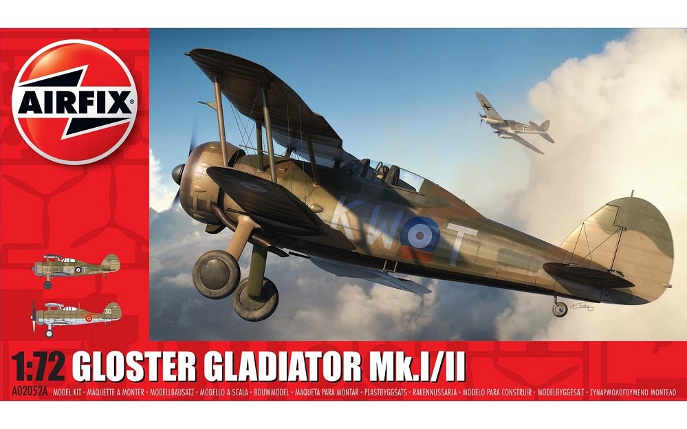 Airfix A02052A - 1/72 Gloster Gladiator Mk.I/MK.II - Neu