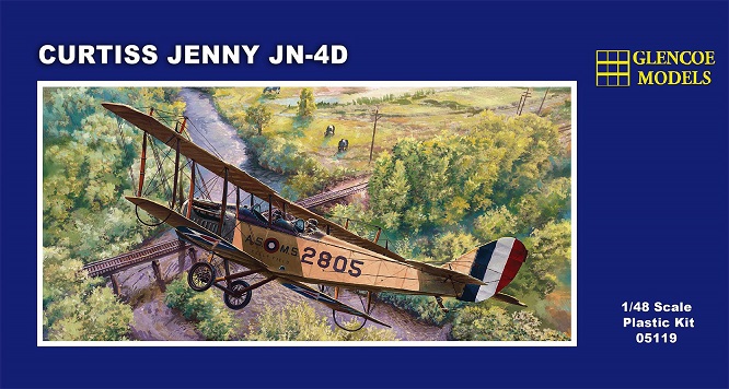 Glencoe 5119 - 1/48 - Curtiss JN-4 Jenny - Neu