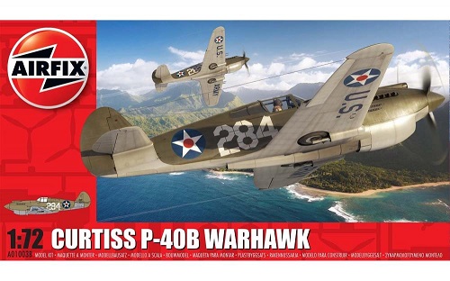 Airfix A01003B - 1/72 Curtiss P-40B Warhawk - Neu