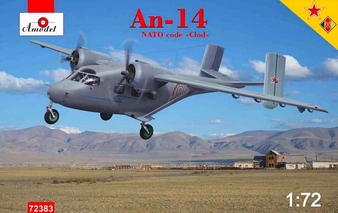 Amodel  AMO72383 - 1:72 An-14 NATO code "Clod" kit 3 - Neu