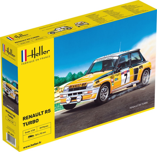 (X) Heller 80717 - 1:24 Renault R5 Turbo - Neu