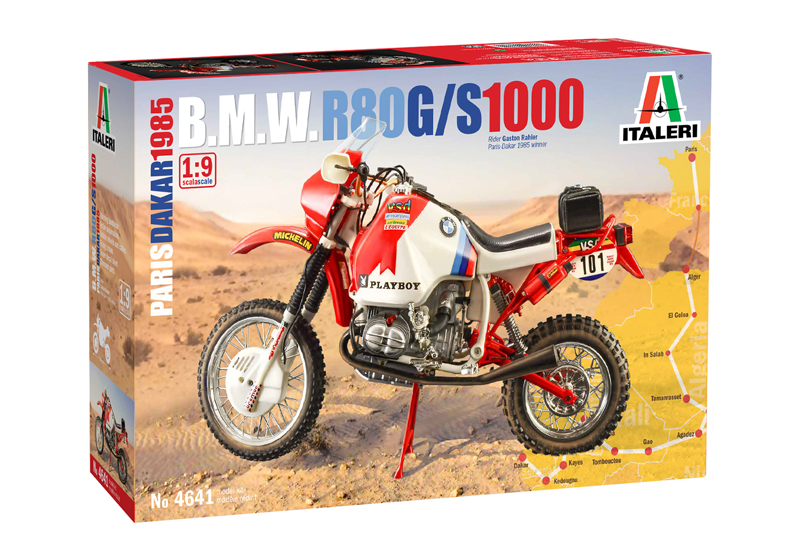 Italeri 4641 - 1/9 B.M.W. R80 G/S 1000 Paris Dakar 1985 - Neu