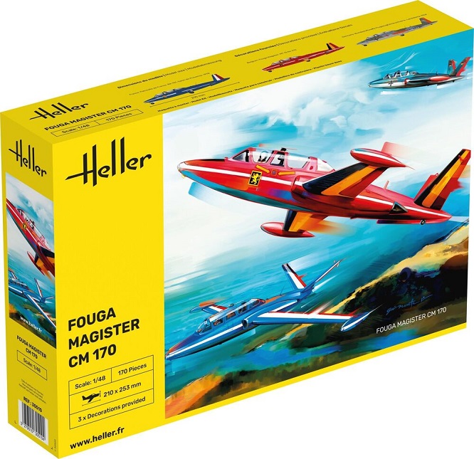 Heller 30510 - 1:48 Fouga Magister CM 170 - Neu