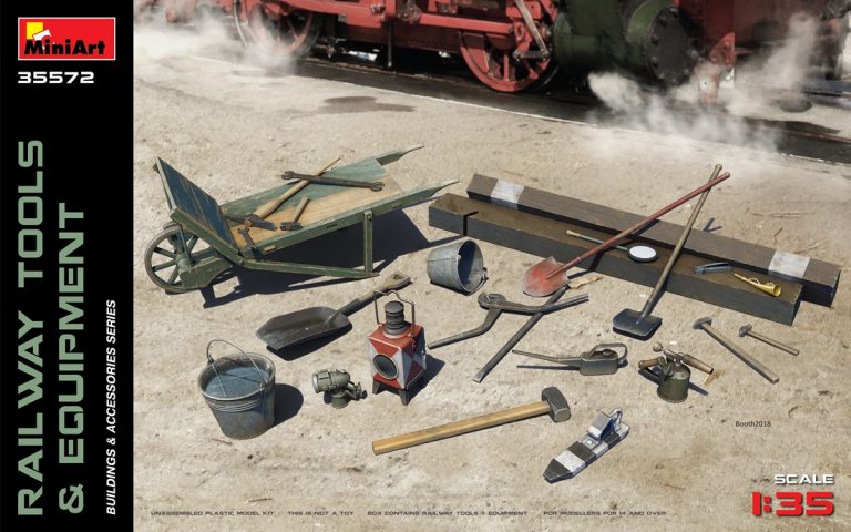 (X) Miniart 550035572 - 1/35 Railway Tools and Equipment - Neu