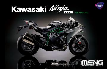 Meng-Model MT-002S - 1:9 Kawasaki Ninja H2, bemalt - Neu