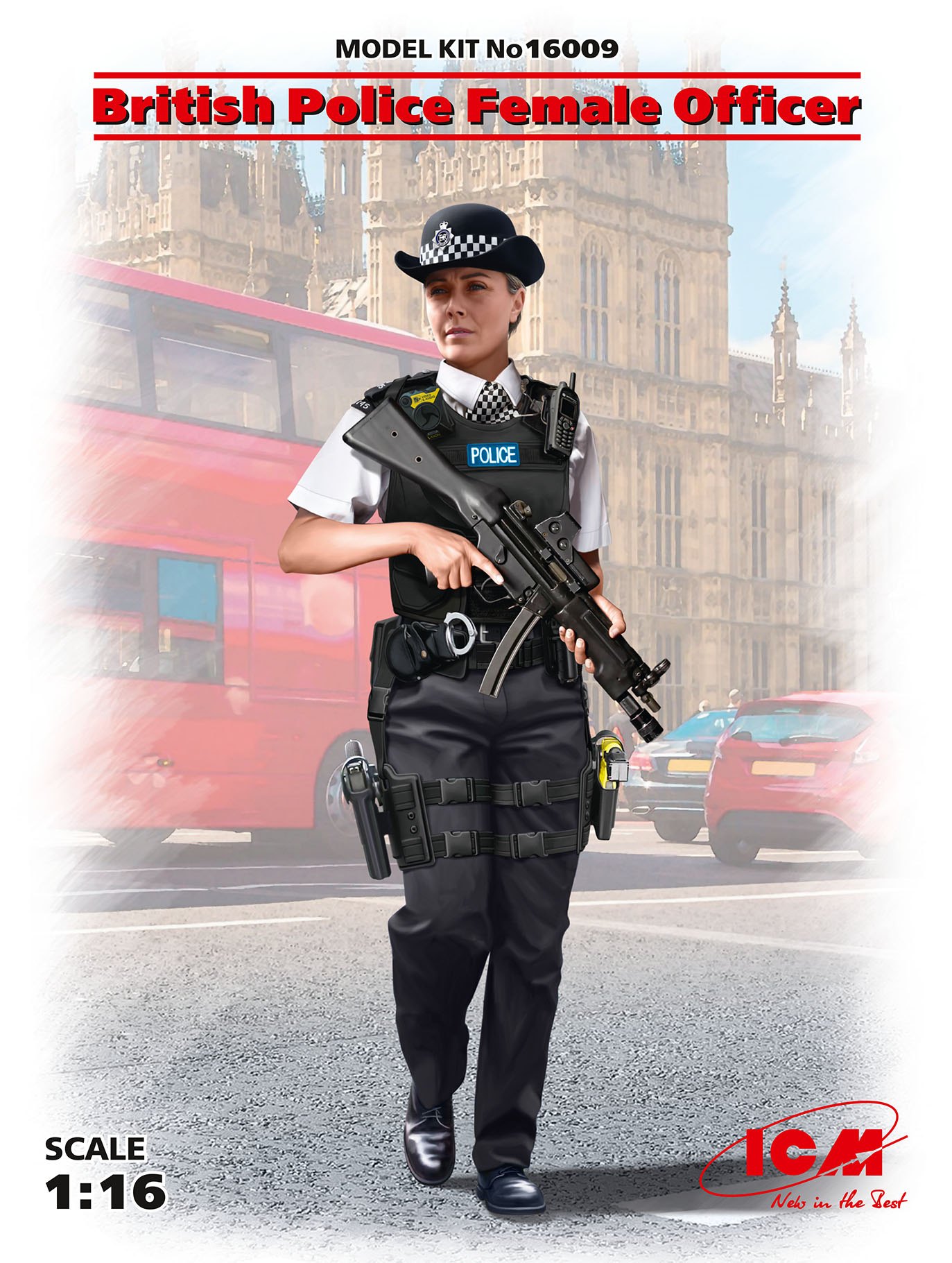 ICM 16009 - 1:16 British Police Female Officer - Neu