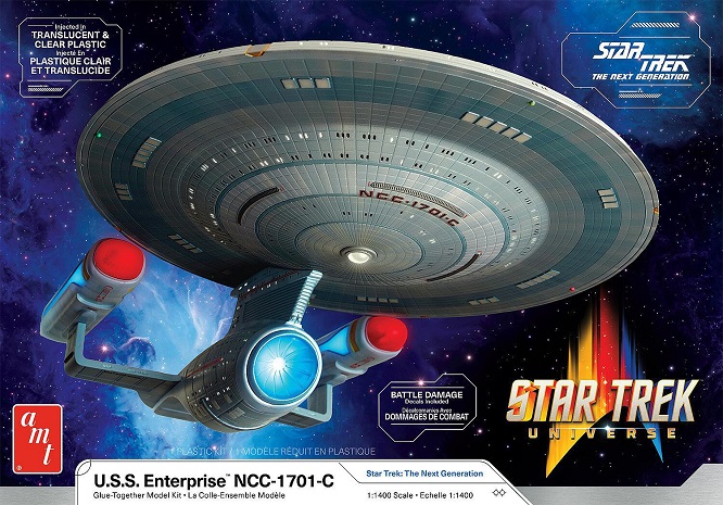 AMT/MPC AMT1332M/12 - 1:1400 Star Trek USS Enterprise NCC 1701 C - Neu
