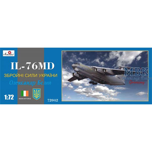 Amodel  AMO72042 - 1:72 IL-76MD. Ukrainian AF, Indian AF  - Neu