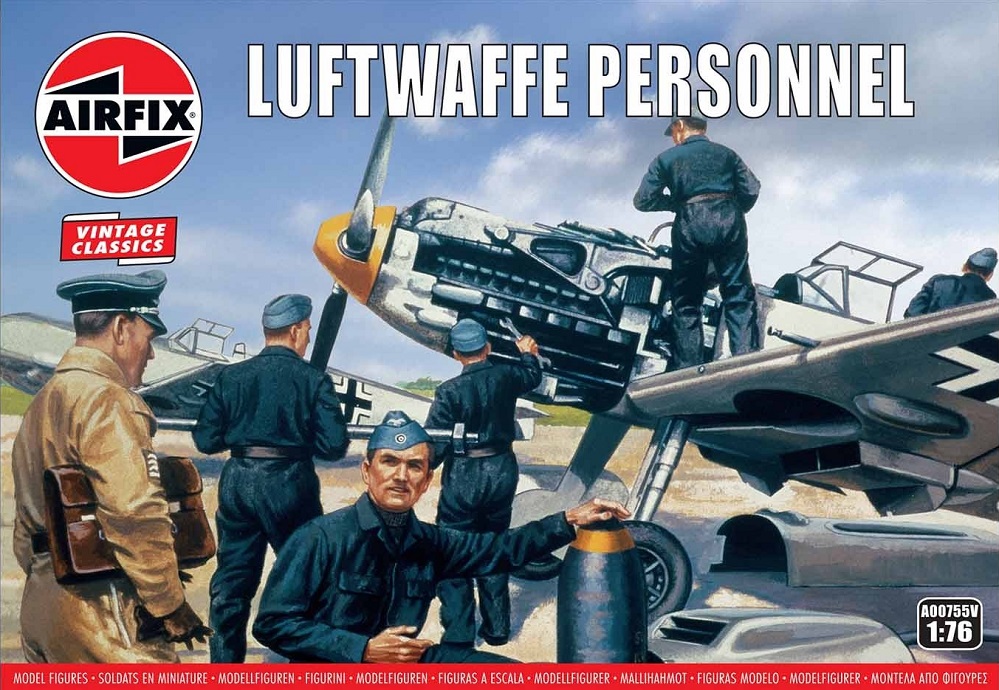 Airfix A00755V - 1/76 Luftwaffe Personnel - Neu