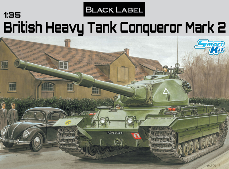 Dragon / Black Label 3555 - 1/35 British Heavy Tank Conqueror Mark 2 - Neu