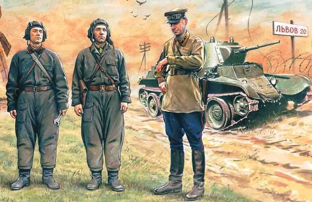 ICM 35181 - 1:35 Russische Panzer Besatzung 1939-1942 - Neu