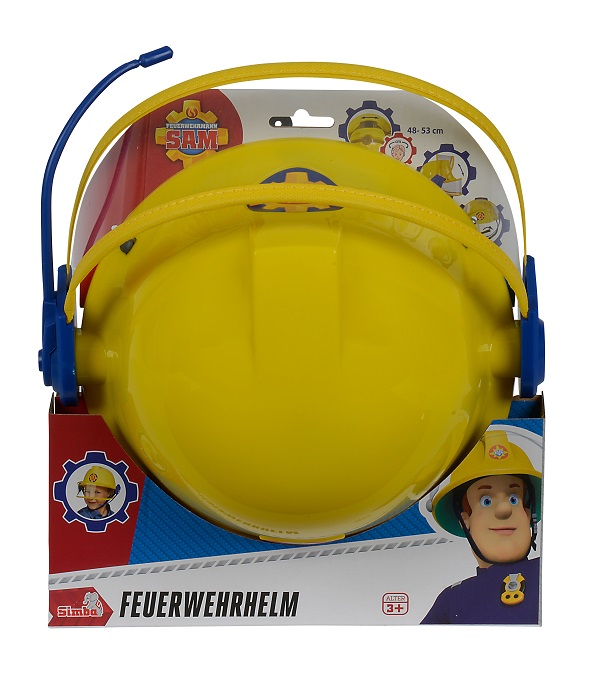 (X) Simba 109258698 - Feuerwehrmann Sam - Feuerwehrhelm (Ca 23cm) - Neu