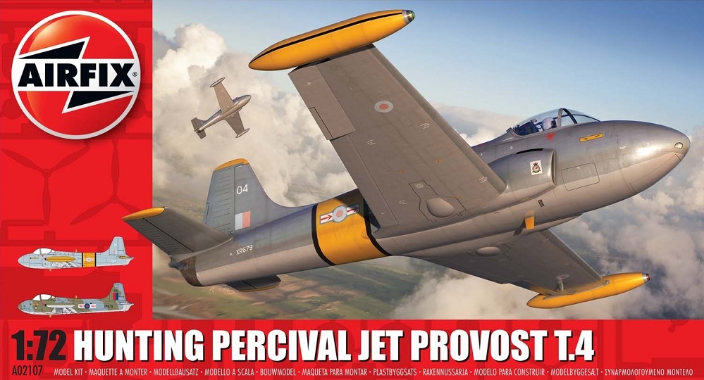 Airfix A02107 - 1/72 Hunting Percival Jet Provost T.4 - Neu
