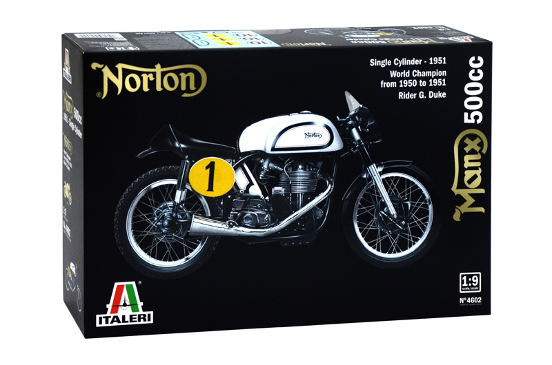 Italeri 4602 - 1/9 Norton Manx 500Cc 1951 - Single Cylinder  - Neu