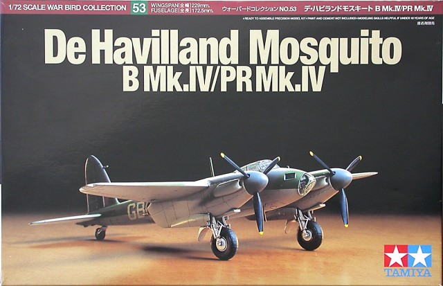 Tamiya 60753 - 1/72 De Havilland Mosquito B Mk.Iv/Pr Mk.Iv - Neu