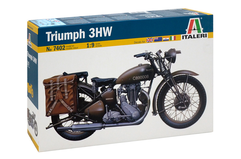 Italeri 7402 - 1/9 Triumph 3Hw Motorcycle - Neu