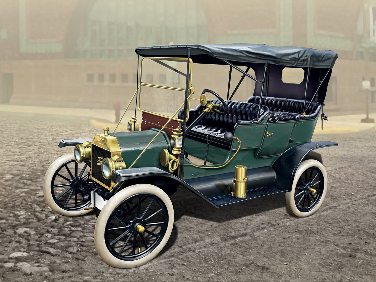 (X) ICM 24002 - 1:24 Model T 1911 Touring American Passenger Car - Neu