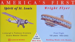 Glencoe 3102 - 1/110 & 1/100 - Spirit of St. Louis, Wright Flyer (2er Set) - Neu