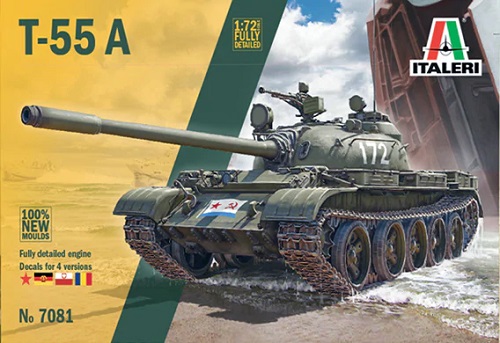 Italeri 7081 - 1/72 T-55A - Neu