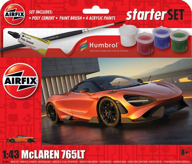 Airfix A55006 - 1/43 Starter Set - McLaren 765 - Neu
