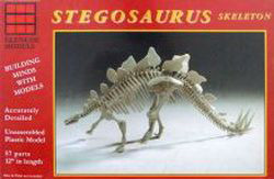 Glencoe 7907 - 1/25 - Stegosaurus Skelett - Neu