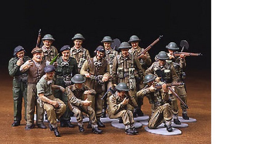 Tamiya 32526 - 1/48 Figuren Set - WWII British Infantry Set (Europe) - Neu