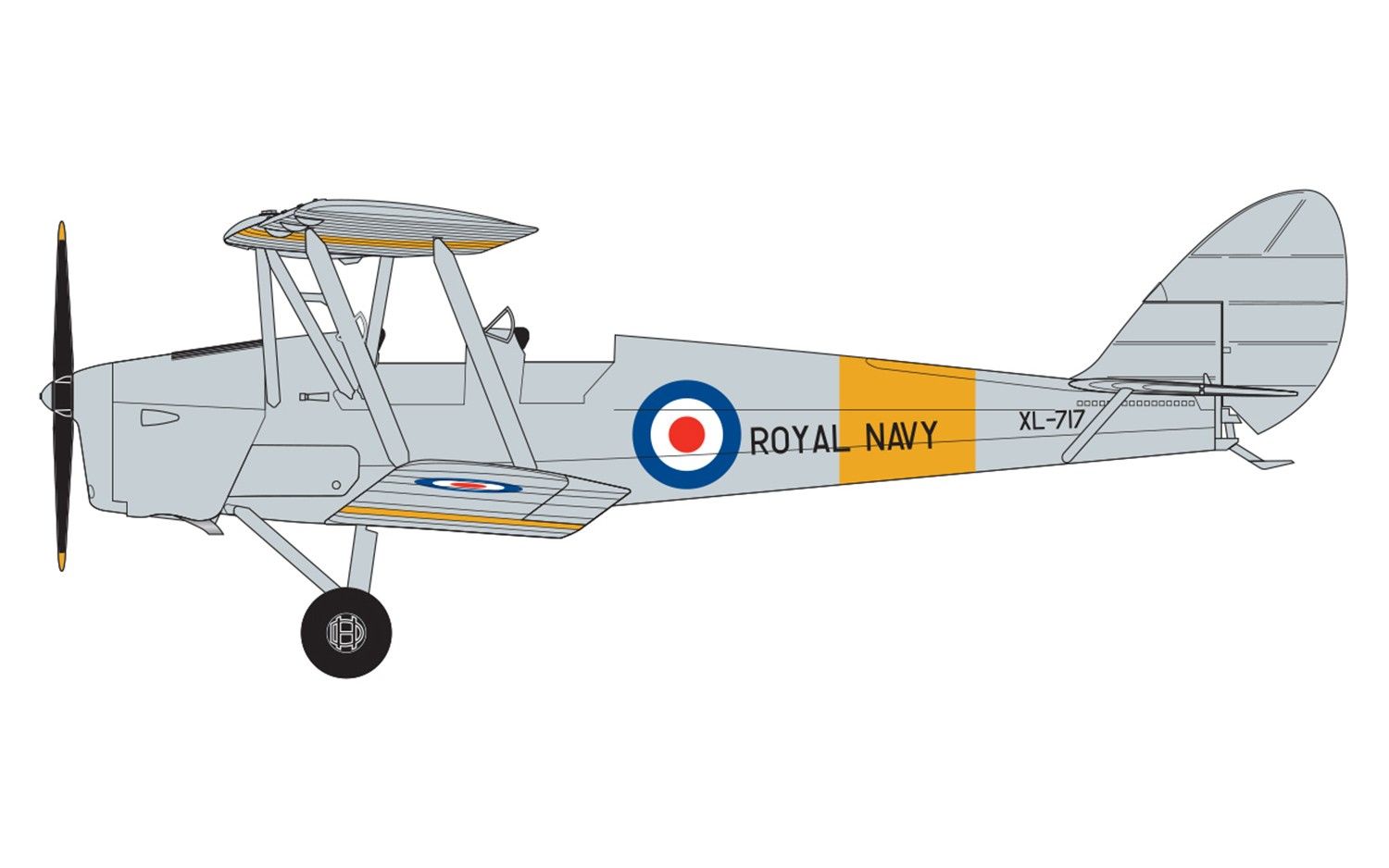 Airfix A02106 - 1/72 Dehavilland Tiger Moth - Neu