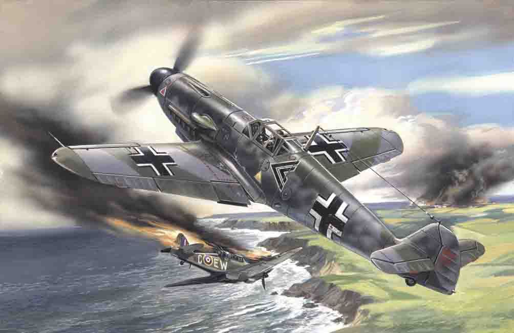 ICM 48102 - 1:48 Messerschmitt Bf 109F-2 WWII - Neu