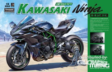 Meng-Model MT-001S - 1:9 Kawasaki Ninja H2R (Pre-colored Edition) - Neu