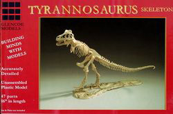 Glencoe 7906 - 1/25 - Tyrannosaurus Skelett - Neu