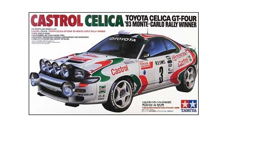 Tamiya 24125 - 1/24 Toyota Celica Gt-Four - Castrol Celica - ´93 Monte Carlo