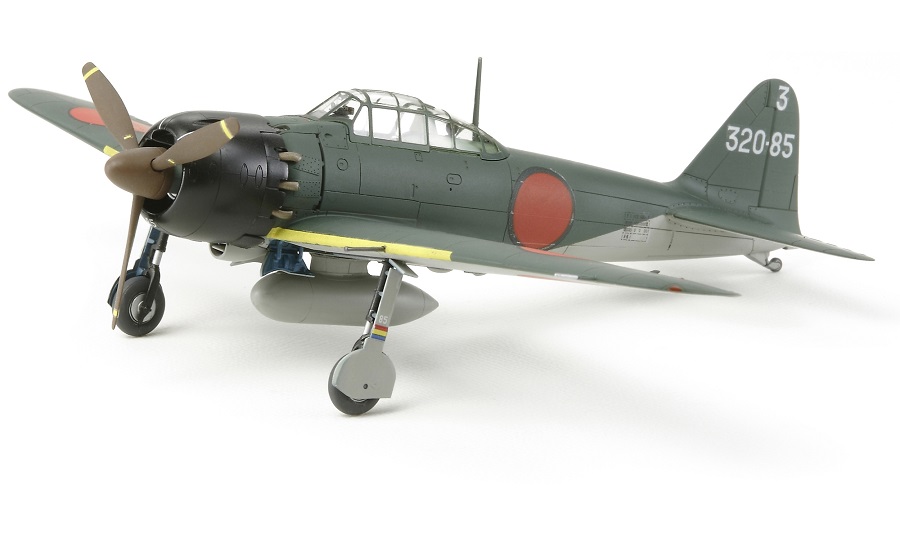 Tamiya 60779 - 1/72 WWII Japanischer Mitsubishi A6M5 Zero Fighter - Neu
