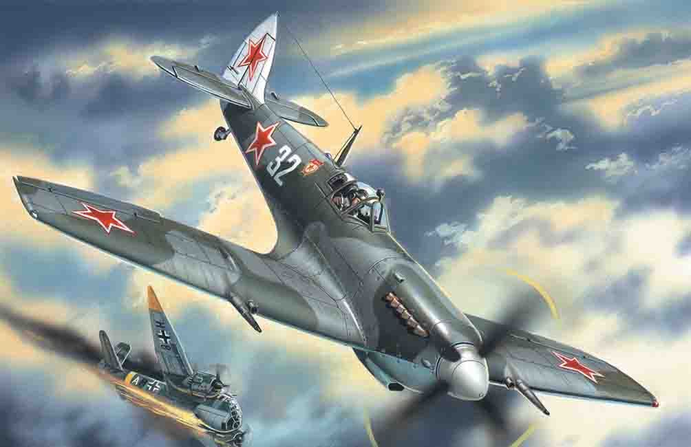 ICM 48066 - 1:48 Supermarine Spitfire LF.IXE WWII Soviet Air Force Fighter - Neu