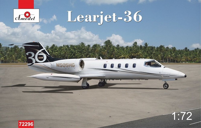 Amodel  AMO72296 - 1:72 Learjet-36 - Neu