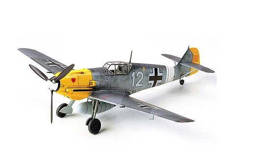 Tamiya 60755 - 1/72 WWII Messerschmitt Bf 109E-4/7 Trup - Luftwaffe - Neu