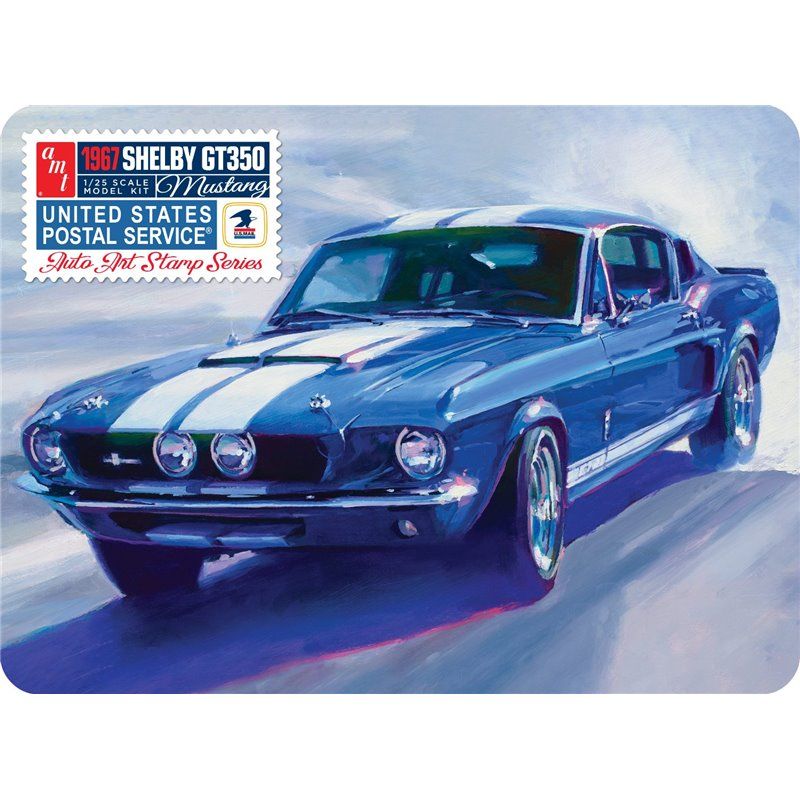 (X) AMT/MPC AMT1356 - 1/25 1967 Shelby GT350 (USPS Stamp Series Collector Tin)
