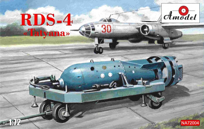 Amodel  NA72004  - 1:72 Soviet atomic bomb RDS-4 - Neu