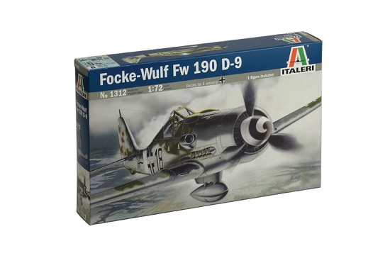 Italeri 1312 - 1/72 Deutsche Focke-Wulf Fw 190 D-9 - Luftwaffe - Neu