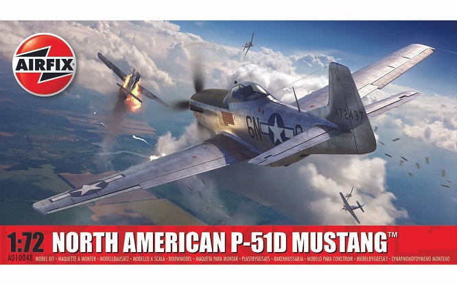 Airfix A01004B - 1/72 North American P-51D Mustang - Neu